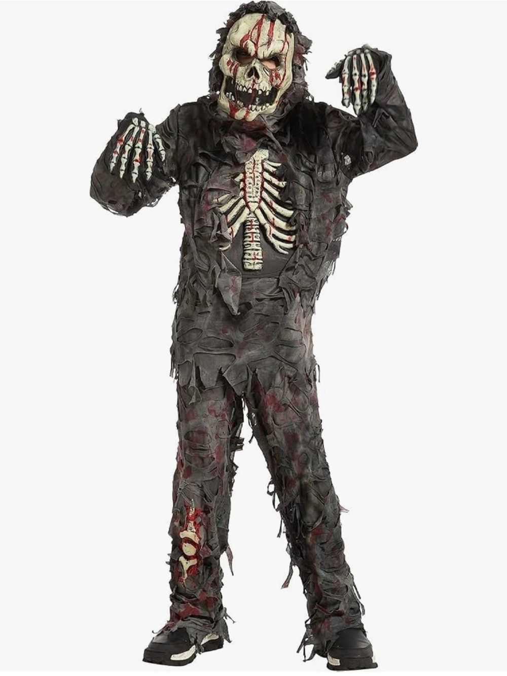 Kids Skeleton Zombie Costume